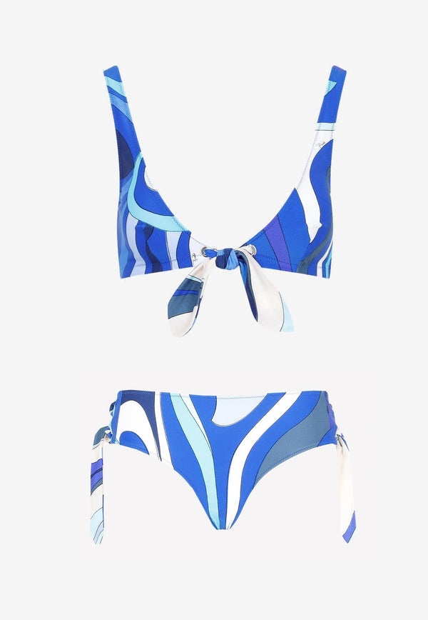 Marmo-Print Bikini
