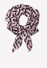 Greca Detail Hair Scrunchie