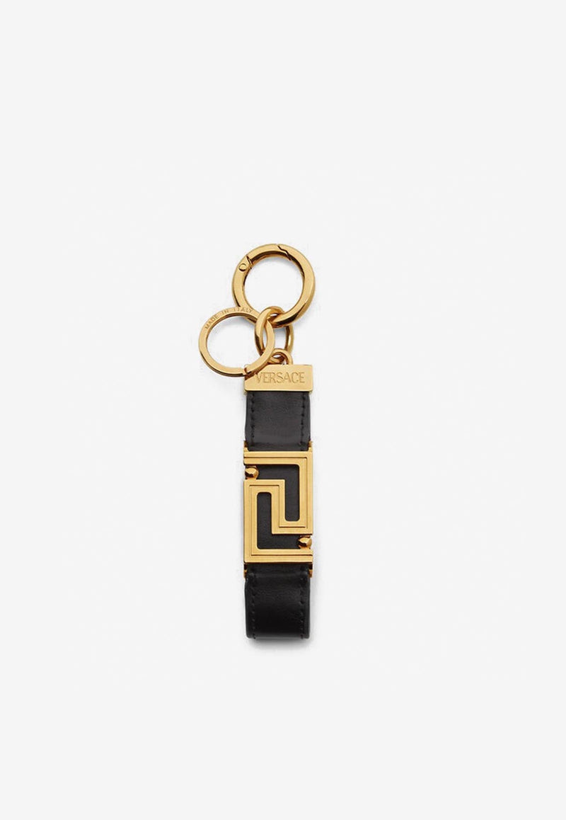 Greca Goddess Keychain in Calf Leather