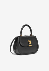 Greca Goddess Top Handle Bag in Calf Leather