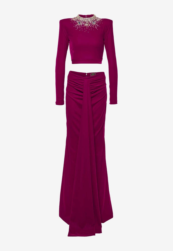 Gemma Cropped Top and Maxi Skirt Set