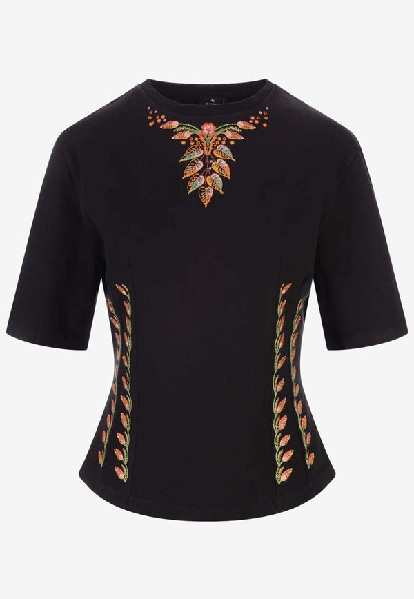 Foliage Embroidery Top