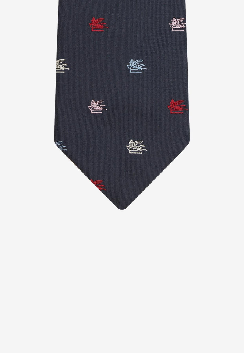 Logo Pegaso Silk Tie