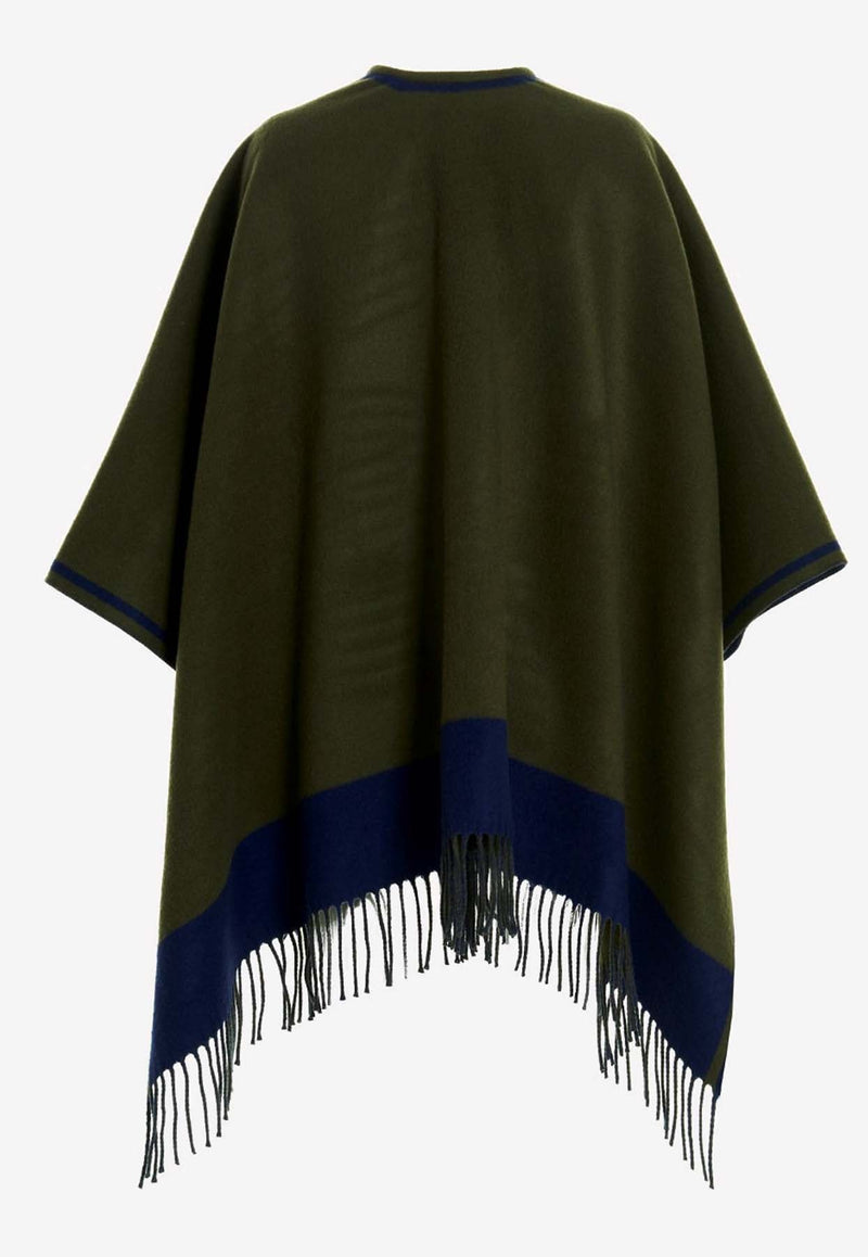 Cashmere and Wool Logo Cape