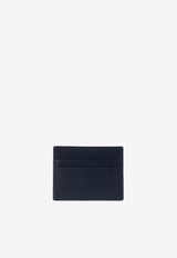 Logo Embossed Leather Cardholder