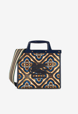 Small Love Trotter Jacquard Tote Bag