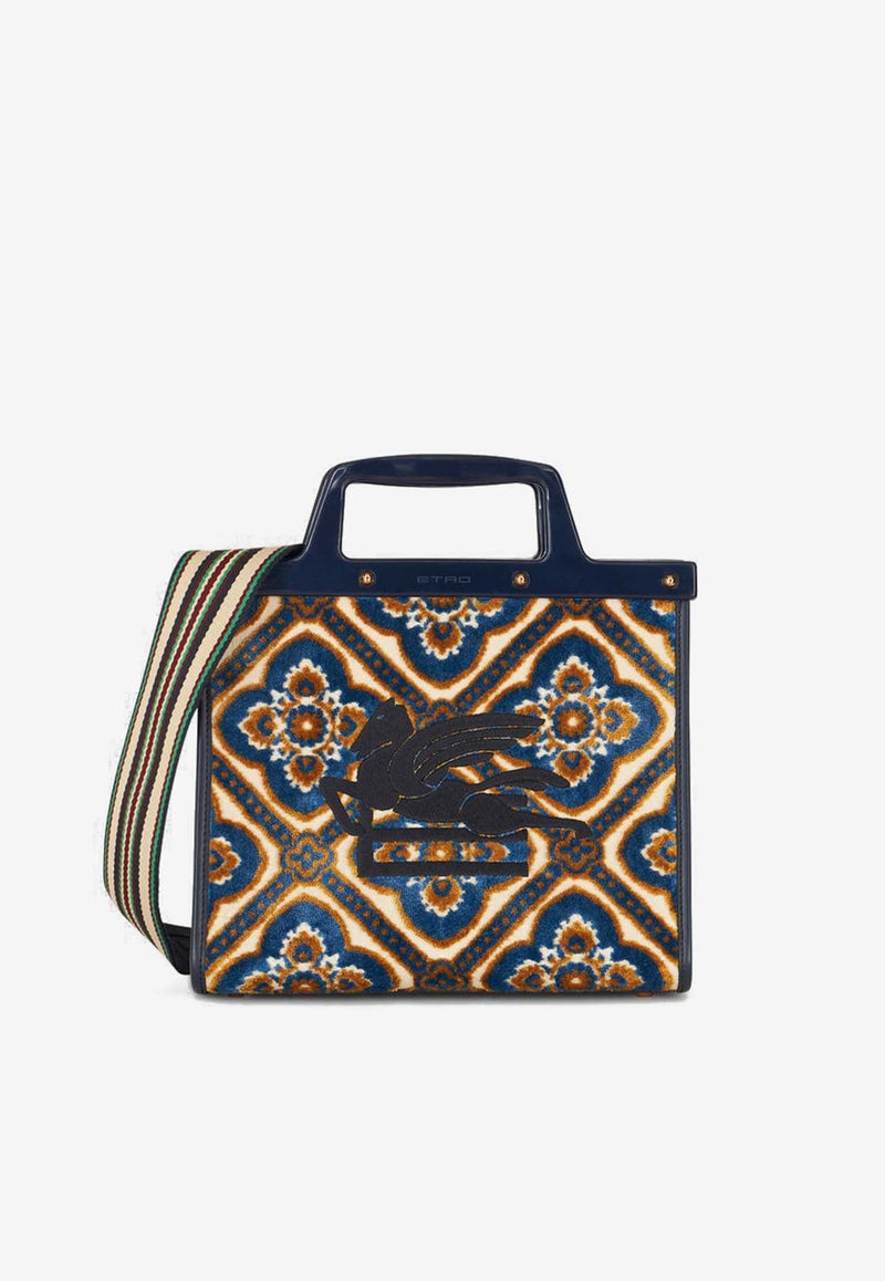 Small Love Trotter Jacquard Tote Bag