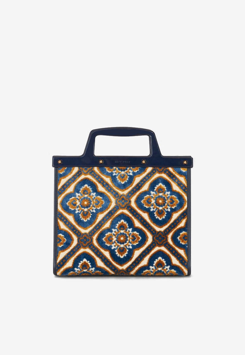 Small Love Trotter Jacquard Tote Bag