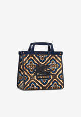 Small Love Trotter Jacquard Tote Bag