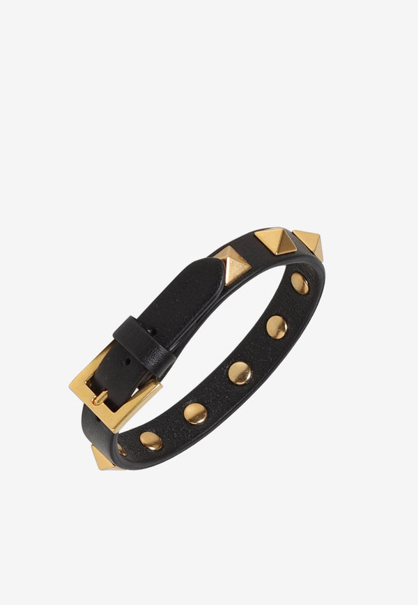 Rockstud Calf Leather Bracelet