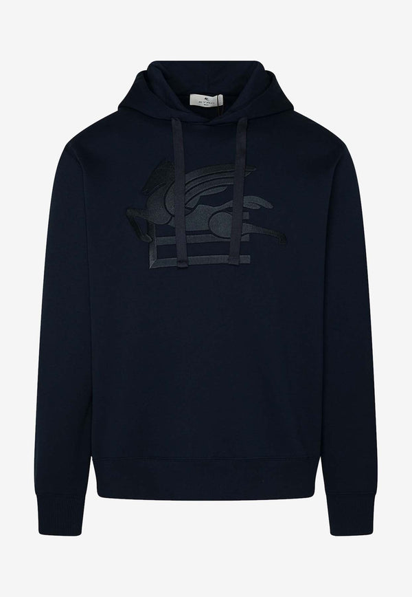 Logo Embroidered Hooded Sweatshirt