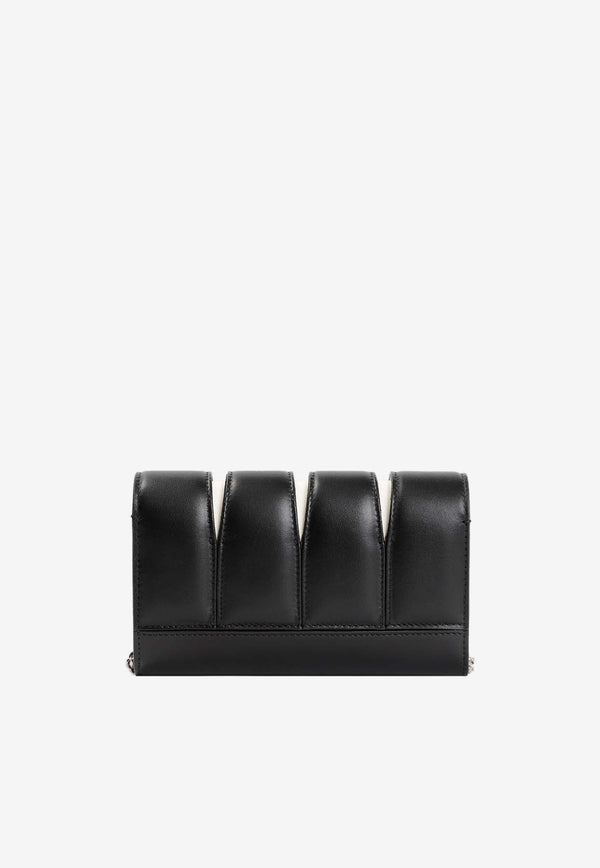 The Slash Clutch in Leather