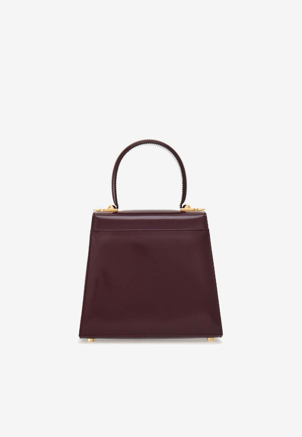 Small Iconic Top Handle Bag in Patent Leather