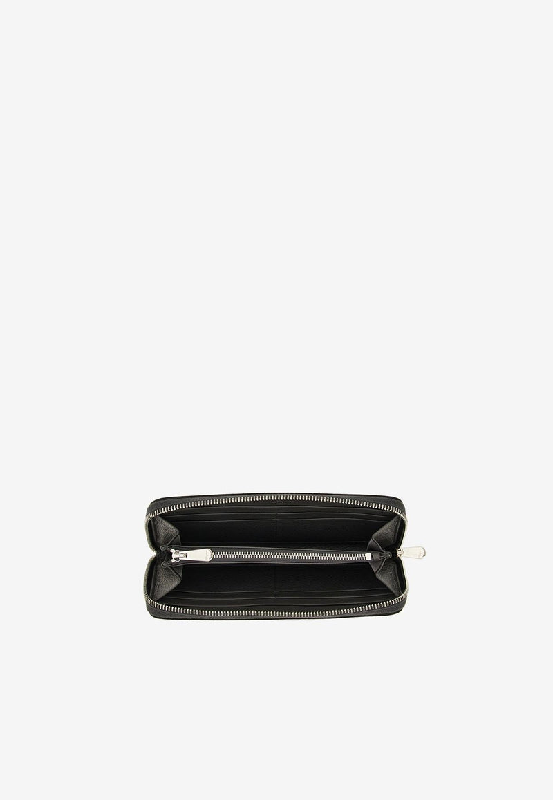 Gancini Continental Leather Wallet