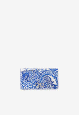 Gancini Printed Leather Wallet