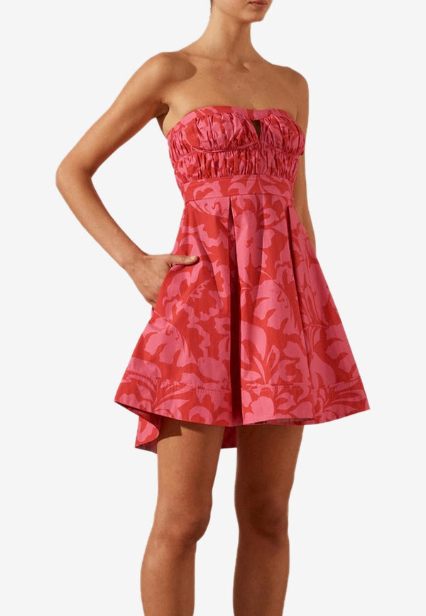 Antonia Strapless Bustier Mini Dress