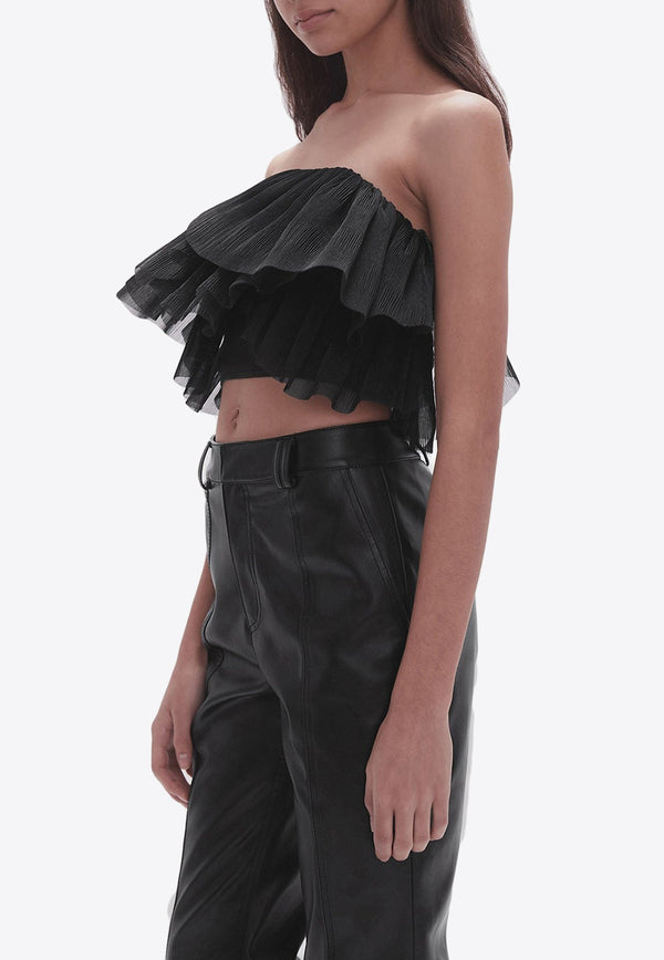 Elsie Pleated Strapless Top