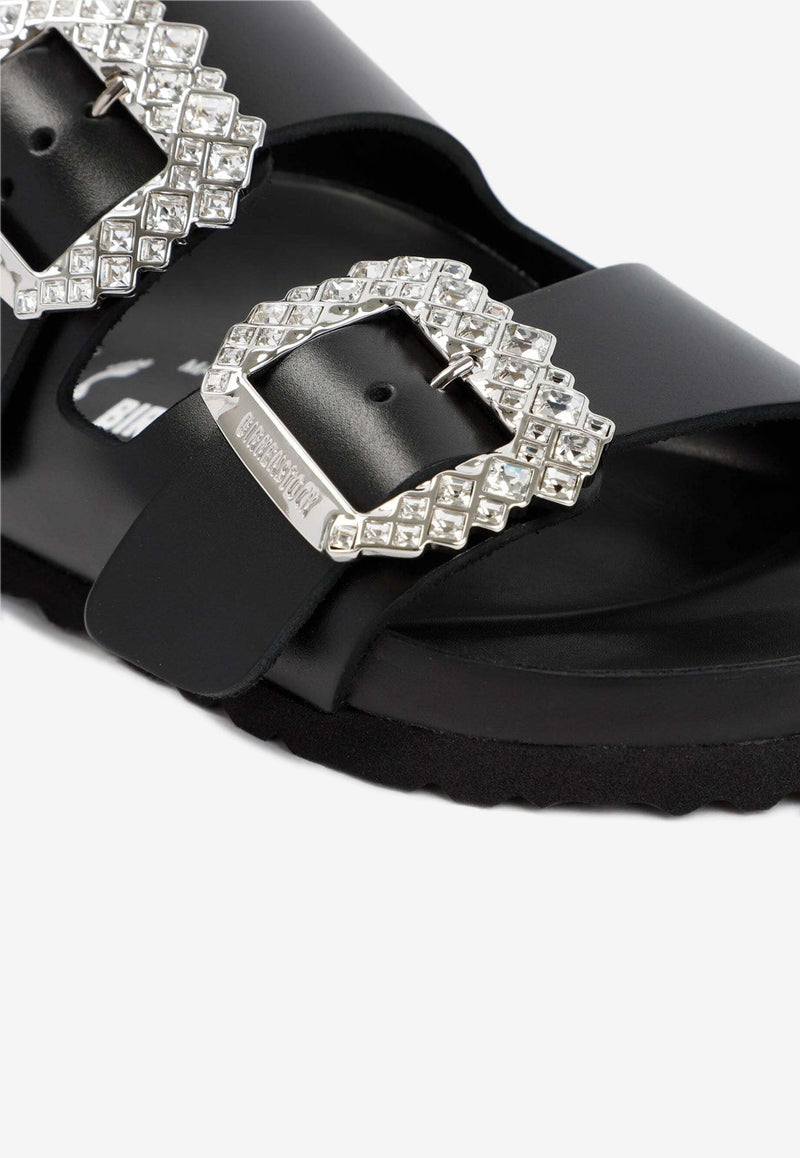 Arizona Crystal-Embellished Sandals