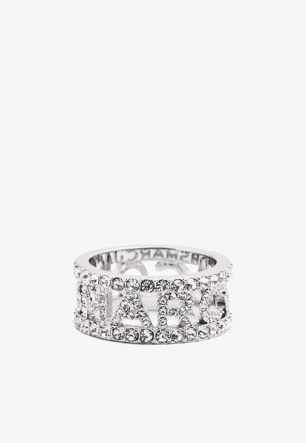 Monogram Crystal-Embellished Ring
