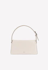 VLogo Sculpture Leather Shoulder Bag