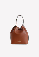 Rockstud Bucket Bag in Calf Leather