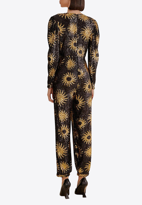 Sunny Mood Sequined Jumpsuit