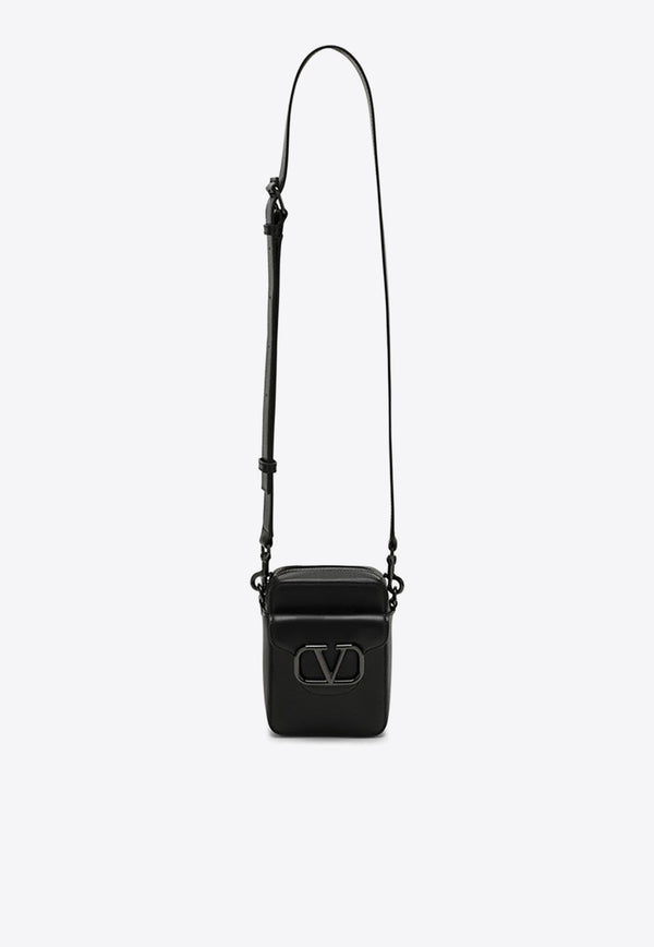 Mini Locò Messenger Bag in Smooth Leather