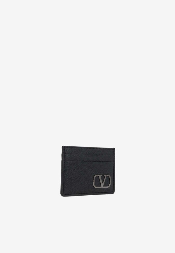 VLogo Leather Cardholder