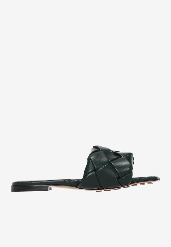 Lido Flat Mules in Leather