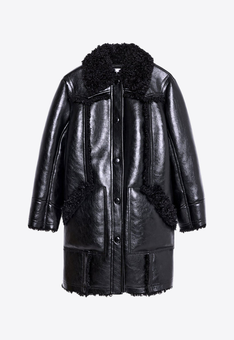 Ramona Glossy Faux Fur Coat