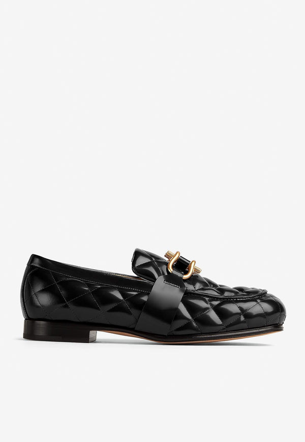 Monsieur Quilted Leather Loafers