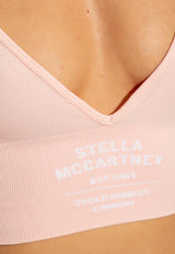 Logo Embroidered Bra