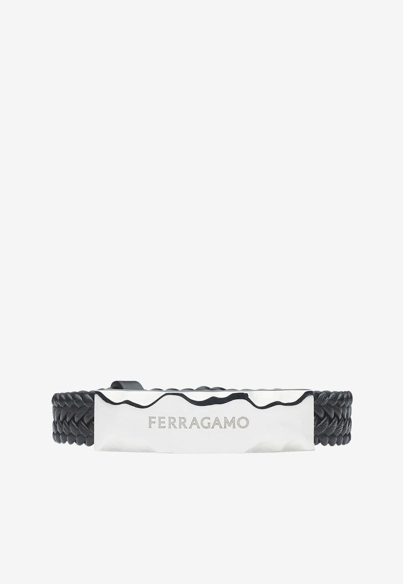 Braided Logo Bracelet