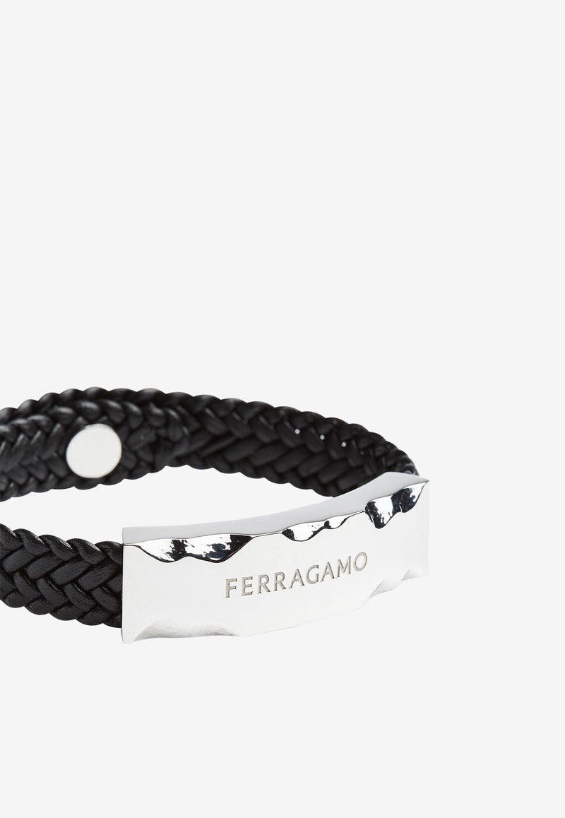 Braided Logo Bracelet