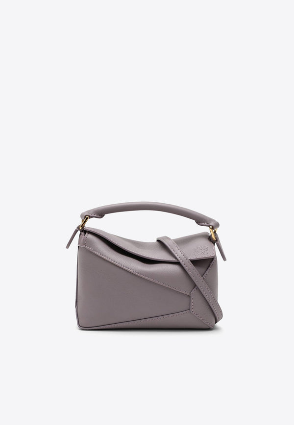 Mini Puzzle Shoulder Bag in Leather