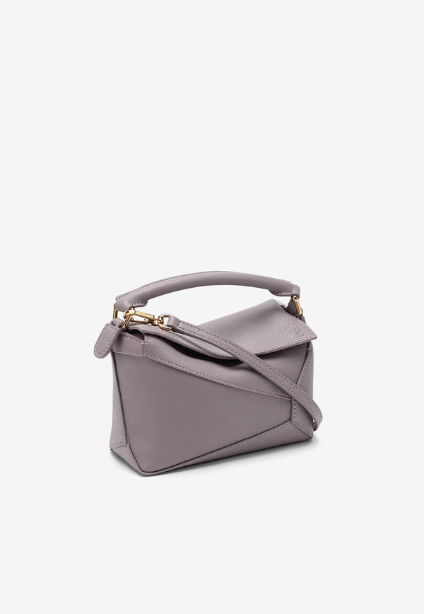 Mini Puzzle Shoulder Bag in Leather