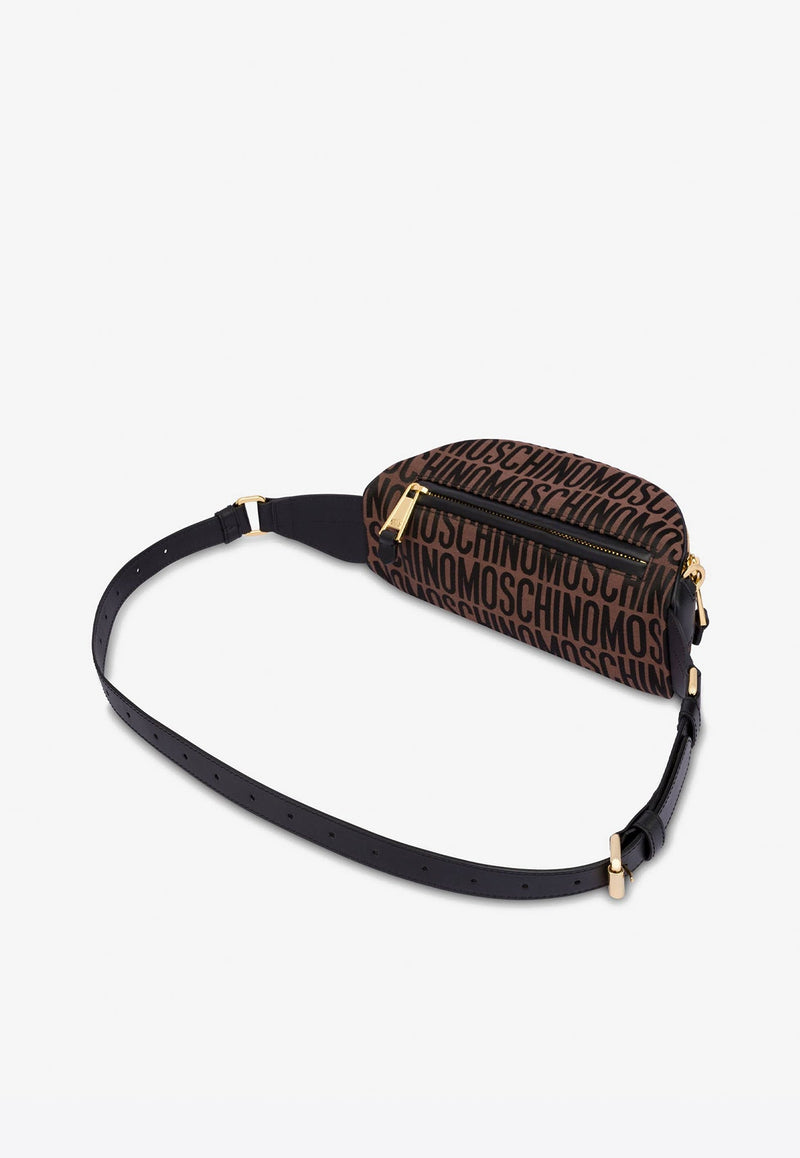 All-Over Jacquard Logo Belt Bag