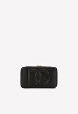 Small Logo Camera Bag in Calf Leather