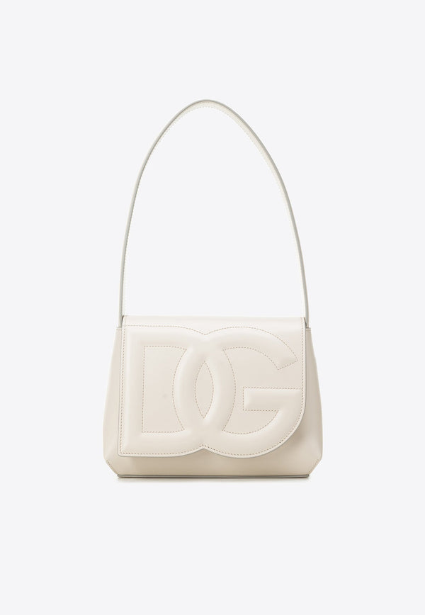 DG Logo Shoulder Bag in Calf Leather