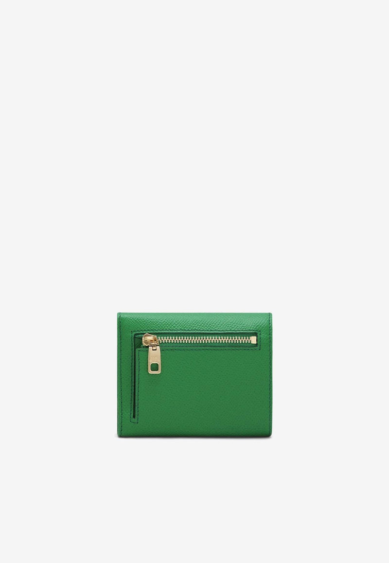 Logo Wallet in Dauphine Calf Leather