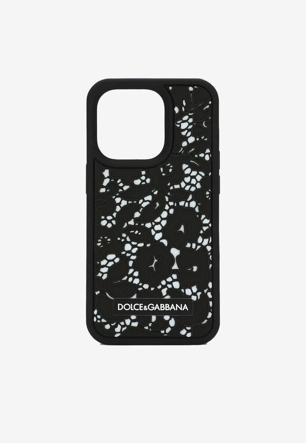 Lace Pattern iPhone 14 Pro Cover