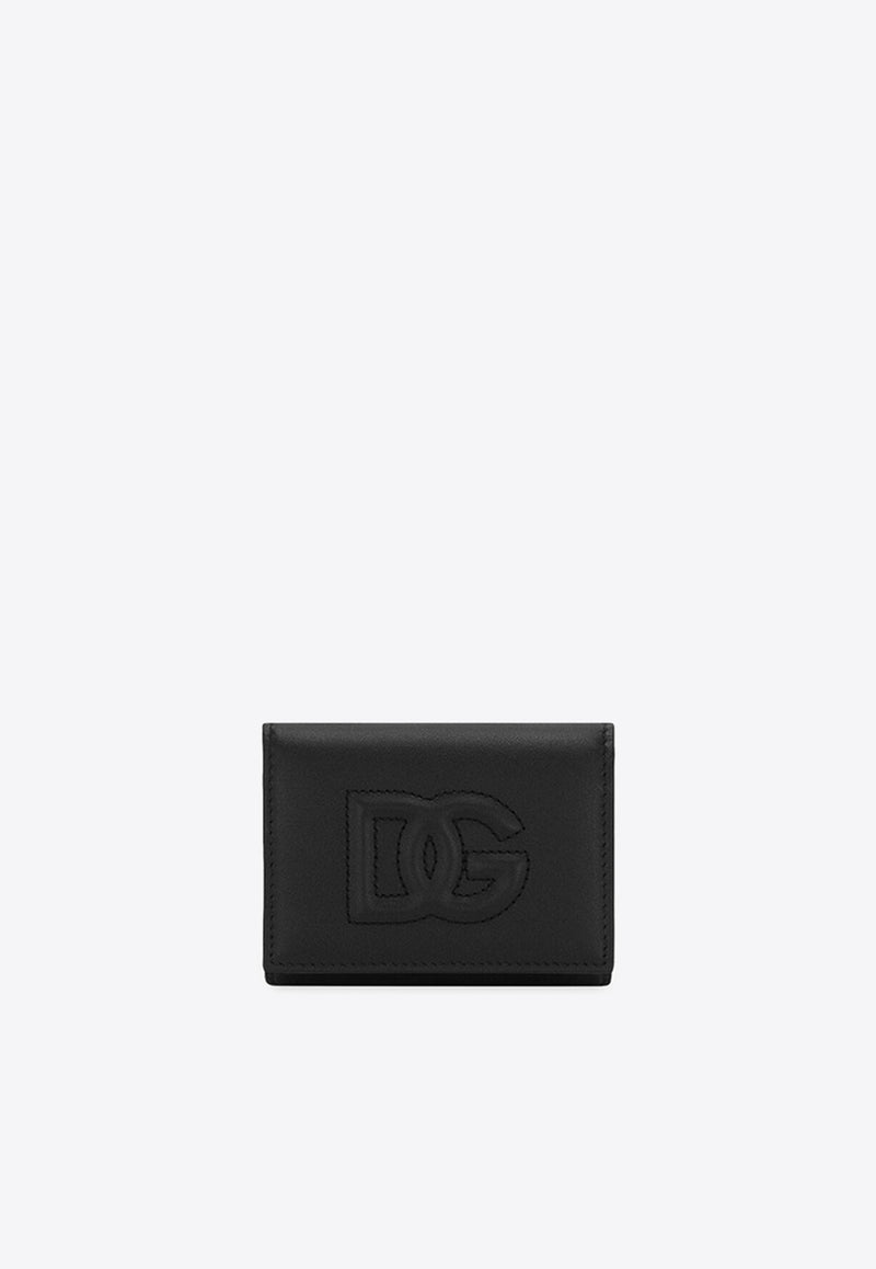 DG Logo French Wallet in Calf Leather