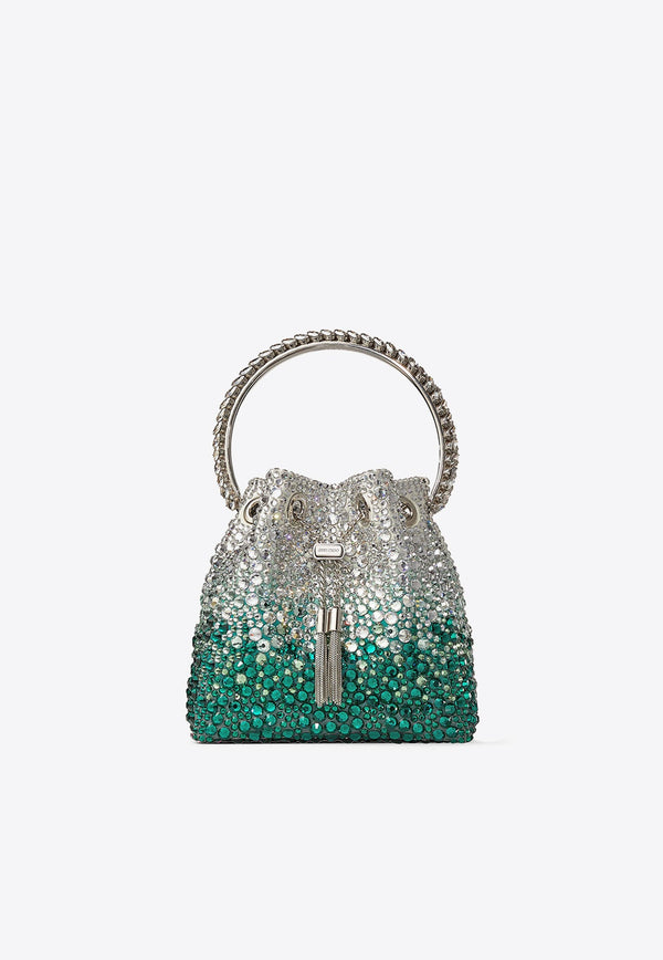 Crystal-Embellished Bon Bon Bucket Bag