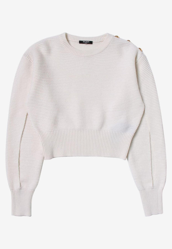 Girls Ribbed Knit Sweater