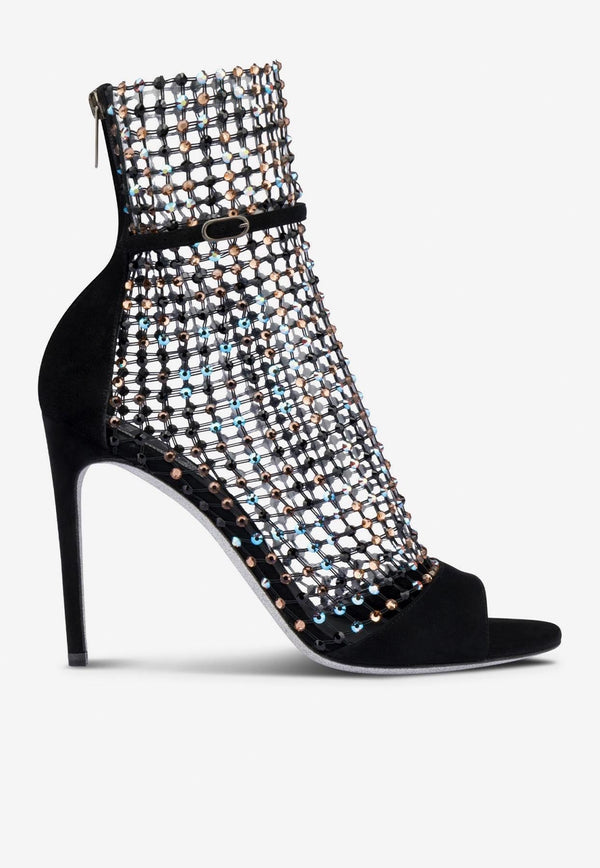 Galaxia 105 Crystal Mesh Ankle Sandals