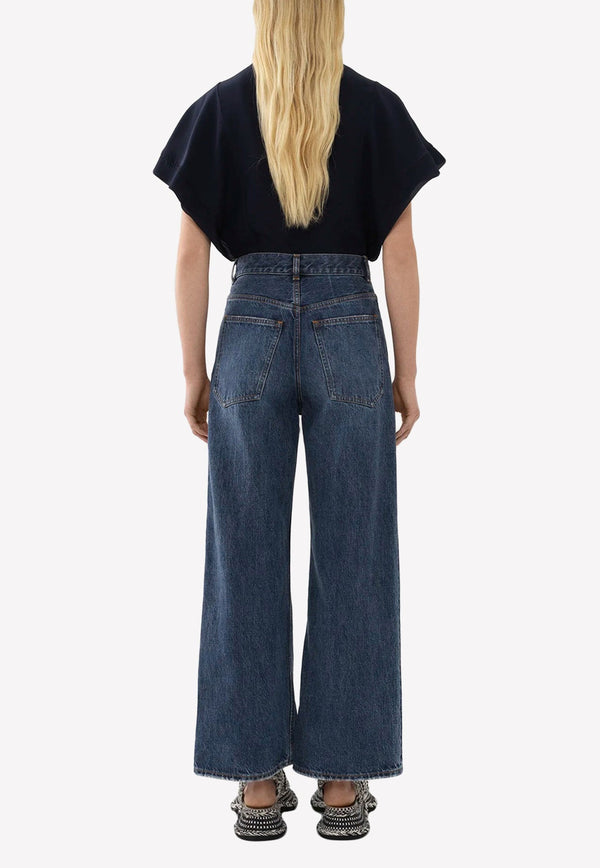 Wide Cropped Jeans