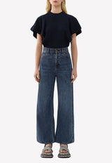 Wide Cropped Jeans