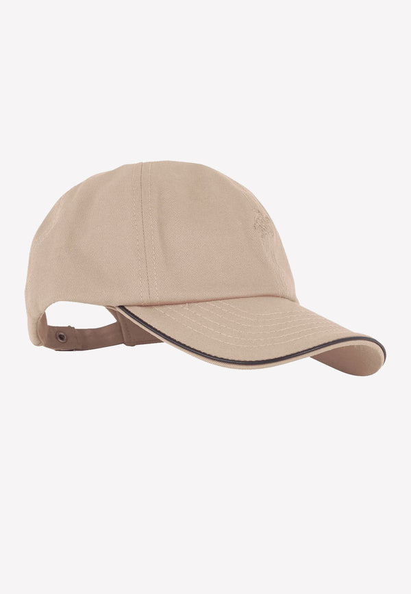 Embroidered Capitale Cotton Cap