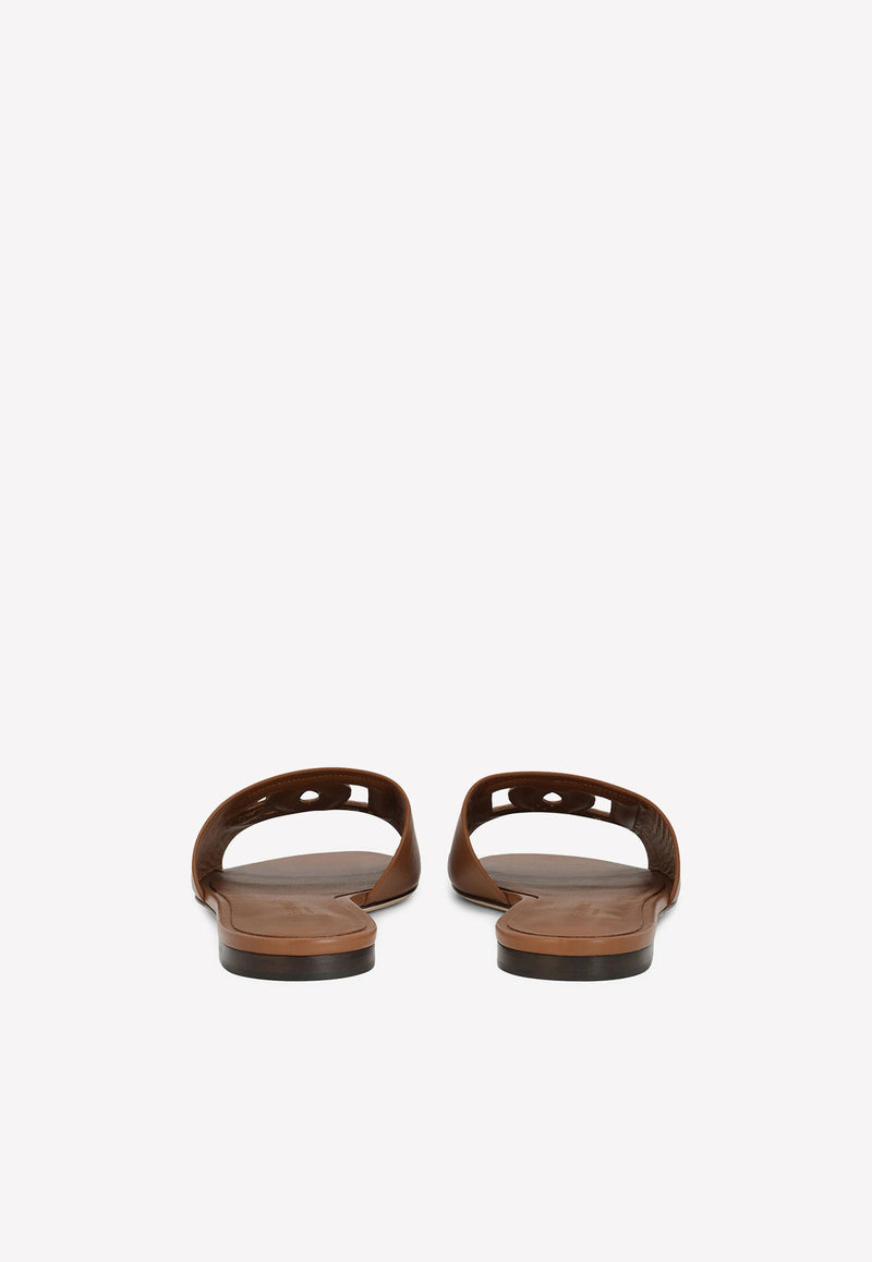 DG Logo Slides in Calf Leather