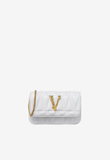 Virtus Quilted Crossbody Bag in Nappa Leather